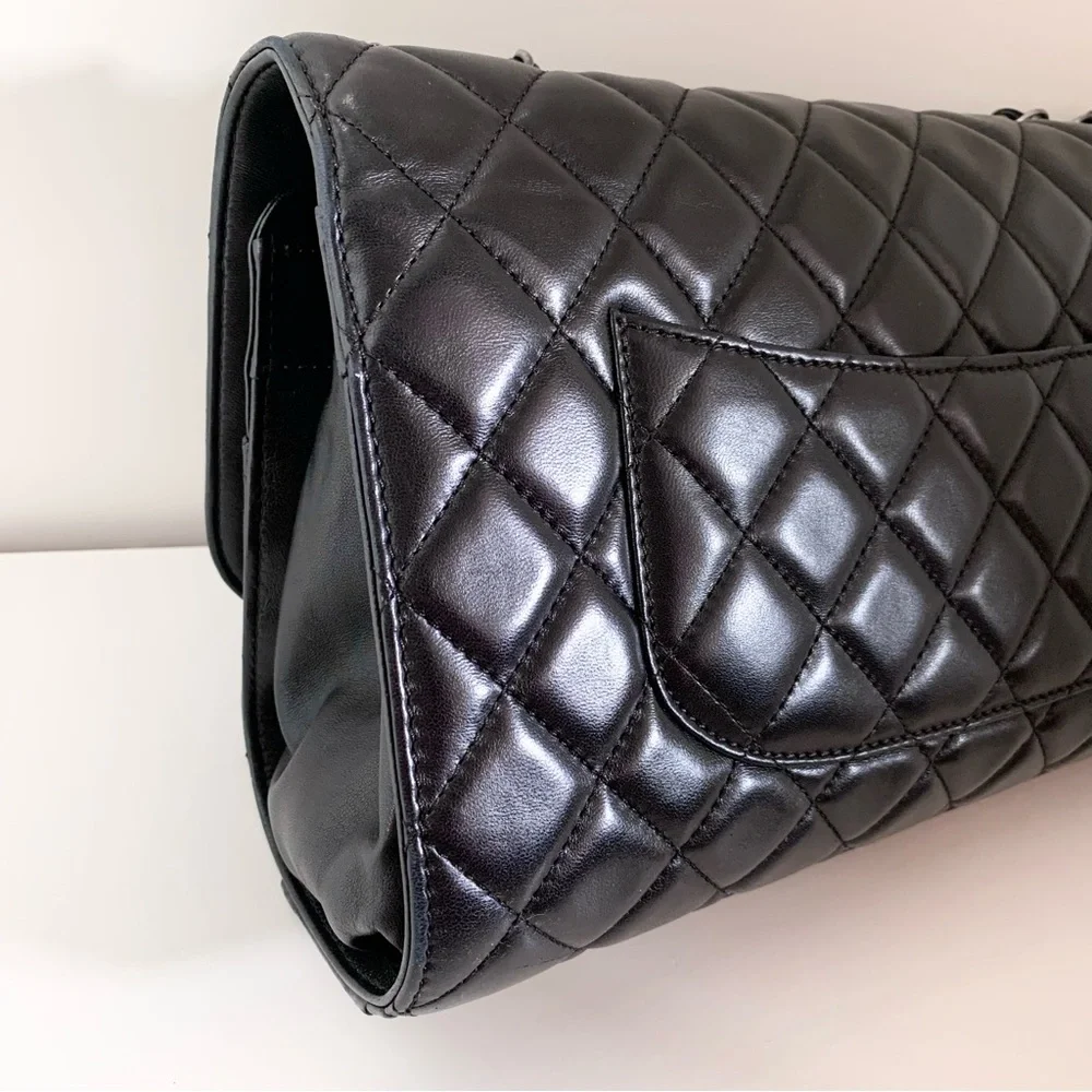 Chanel classic flap convertible tote bag